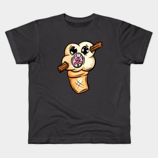 Ice Scream Ice  Cream 99 Flake Cartoon Character Kids T-Shirt